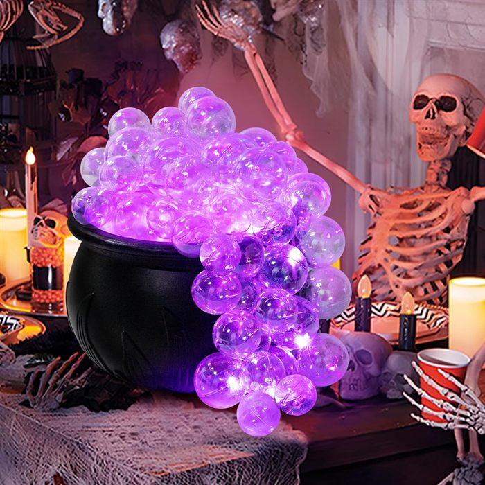 Halloween Decorations Indoor - DIY Bubbling Cauldron Set for Home Decor